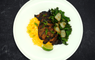 Jamaican Jerk Grilled Free-Range Chicken Thighs