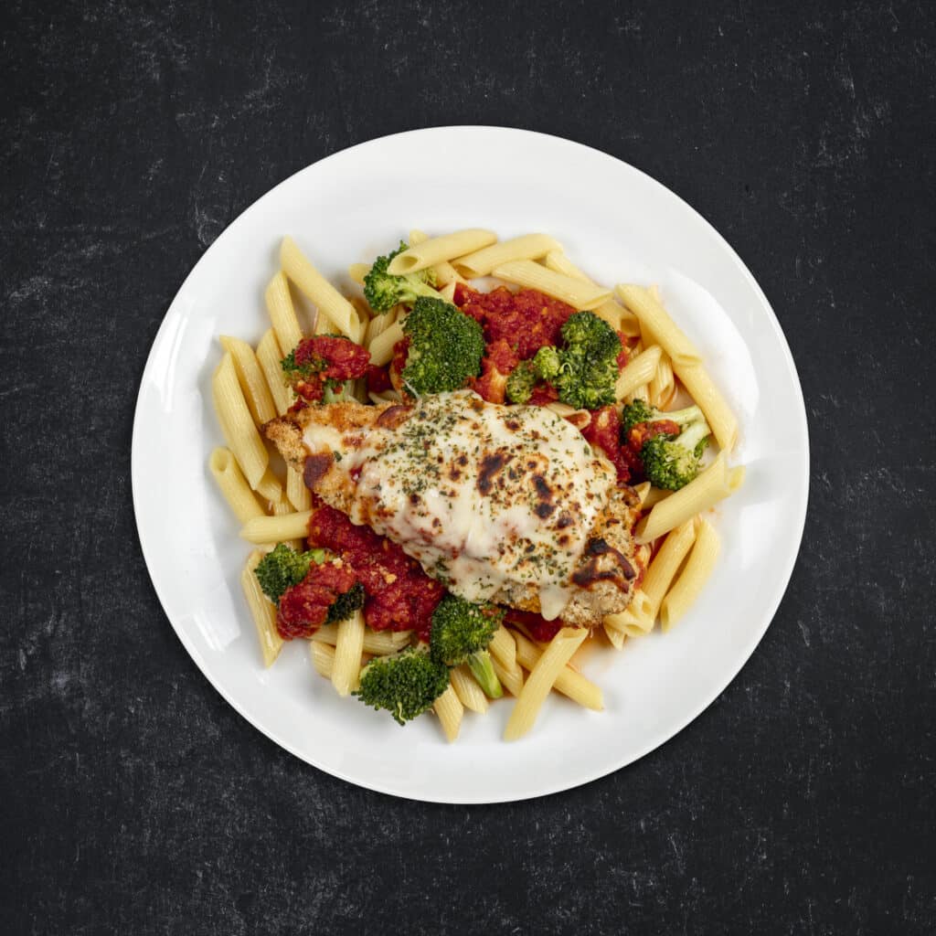 FreeRange Chicken Parm Over Protein Penne Fit AF Nutrition