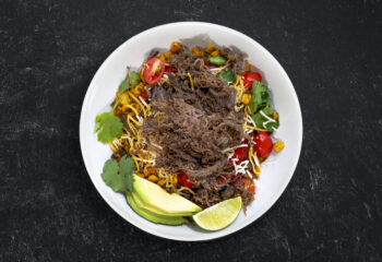 Low Carb Grass-fed Steak Carnitas Burrito Bowl