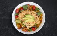 Low Carb Chipotle Chicken Carnitas Burrito Bowl