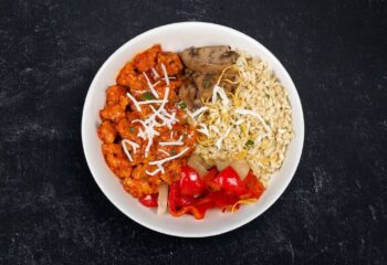 Buffalo Chicken Cheesesteak Bowl