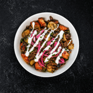 Hot Honey Grass-fed Beef Bowl