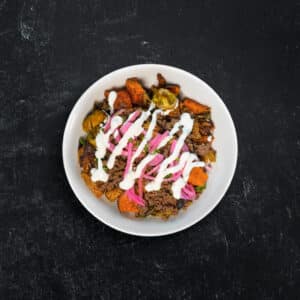 Hot Honey Grass-fed Beef Bowl