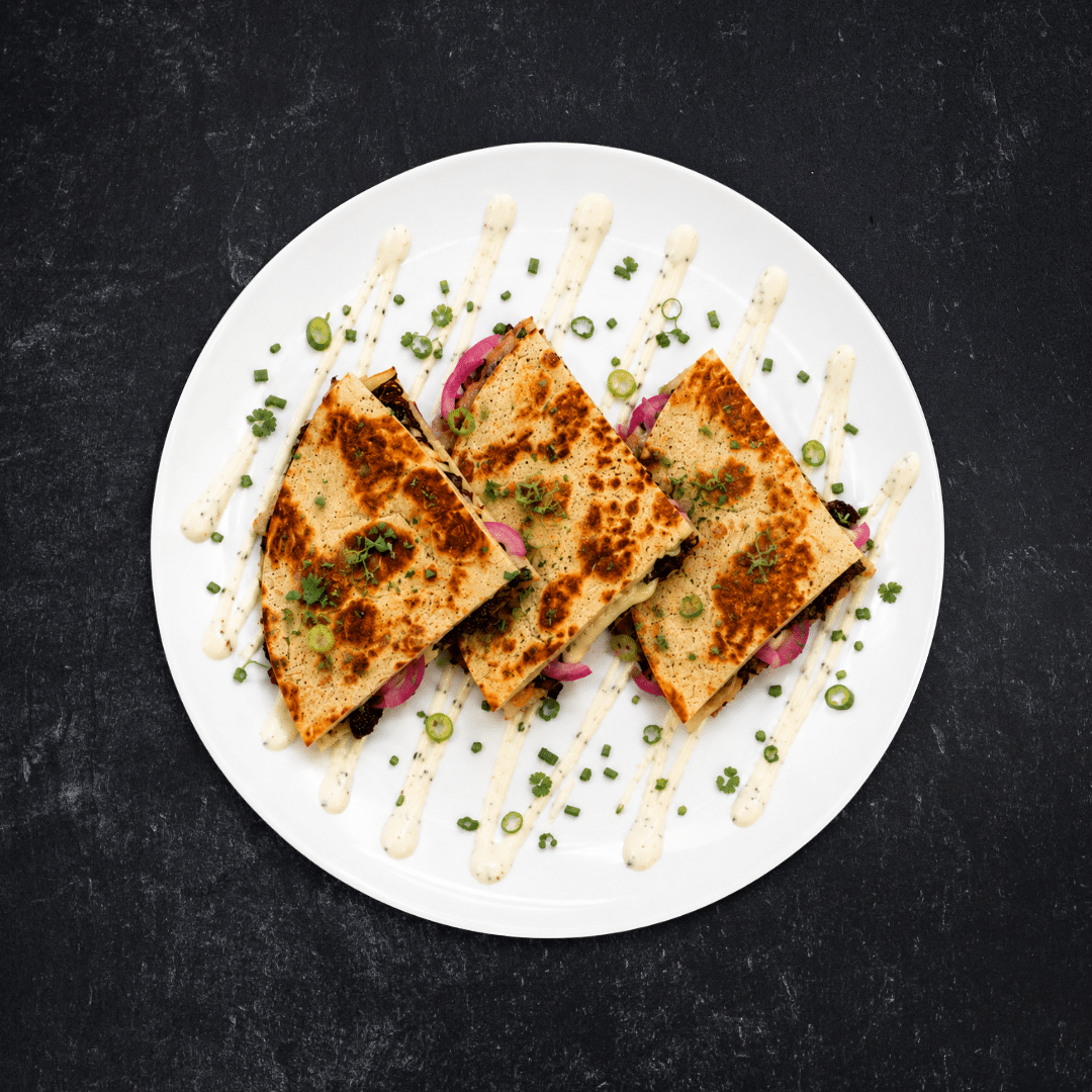 🟧NEW: Peppercorn Ranch Grass-fed Steak Quesadilla on Low Carb Tortilla