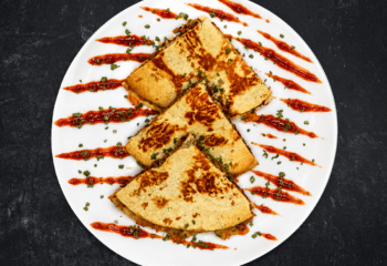 🟧NEW: BBQ Brisket & Pepper Jack Quesadilla on Low Carb Tortilla